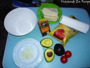 Ingredientes guacamole